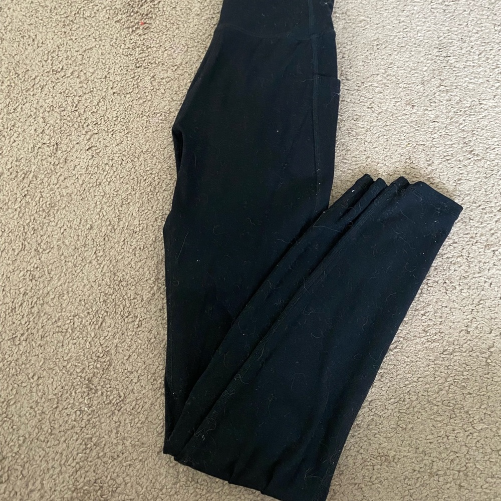 Black alphalete leggings